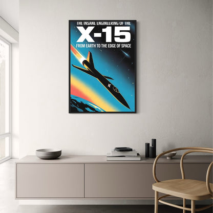 Vintage X-15 Rocket | Retro Space Exploration