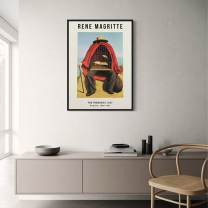 René Magritte | De Therapeut 1937 | Surrealistische Vintage Kunst