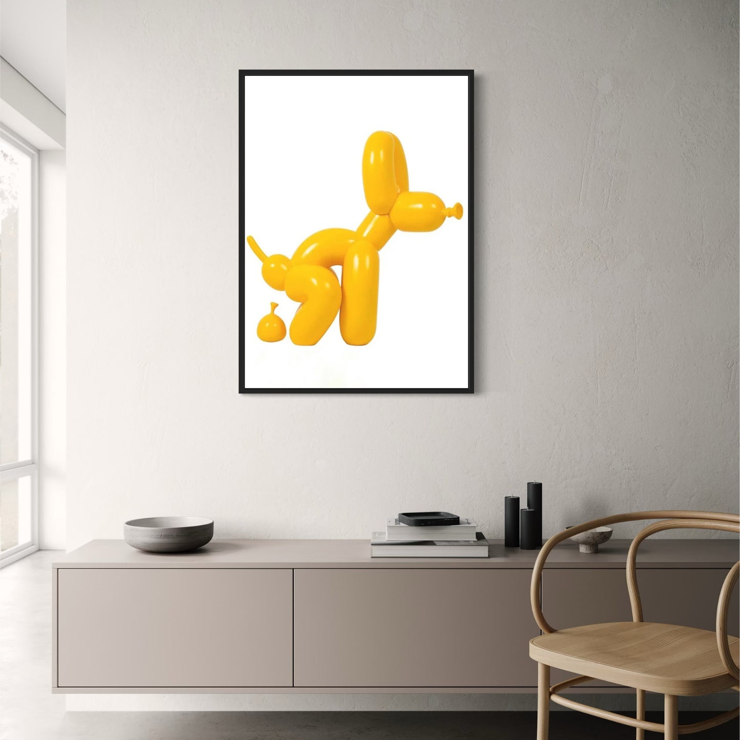 Balloon Dog | Pop Art | Modern Bathroom Decor