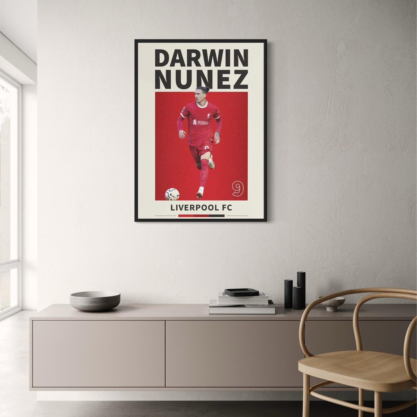 Darwin Nunez | Fußballstar-Poster