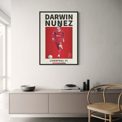 Darwin Nunez | Fußballstar-Poster
