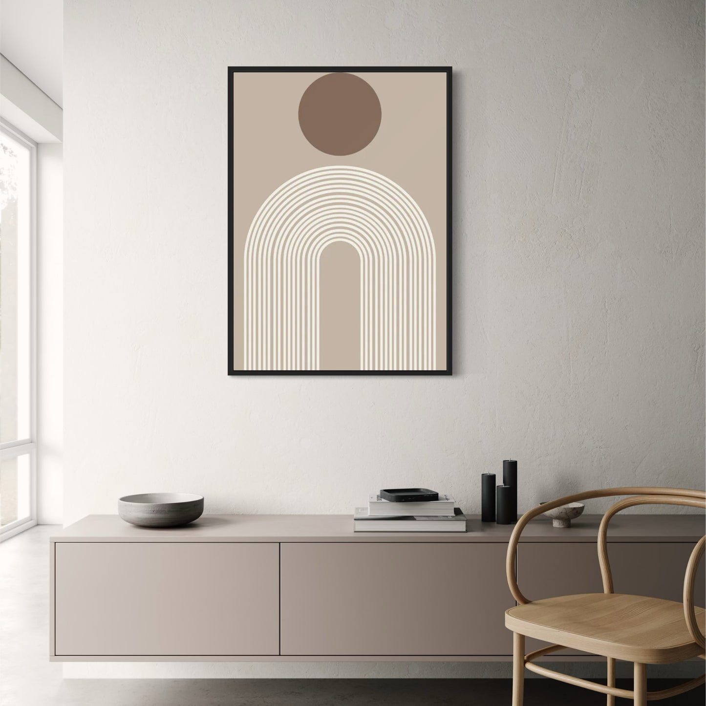 The Spatial Rhythm of Silence | Abstract Poster | Modern Wall Art | Home Decor | Artwork | Visual Display for Living Room or Office Decor