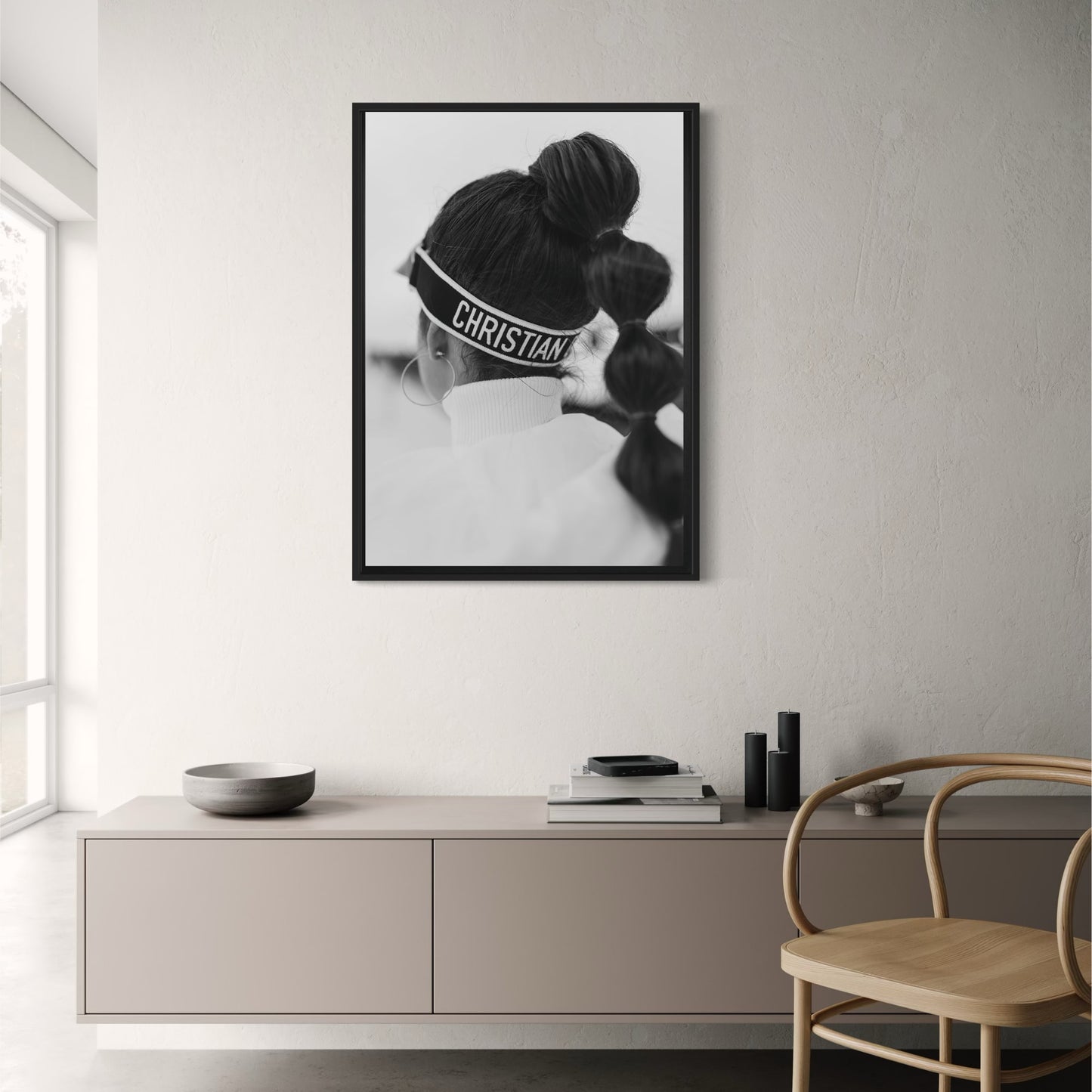 Dior Fashion Girl | Moderne, schicke Kunst | Elegante Illustration