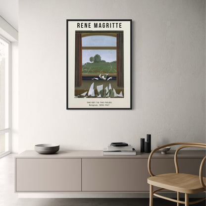 René Magritte De Sleutel tot de Velden | Surrealistische Kunst