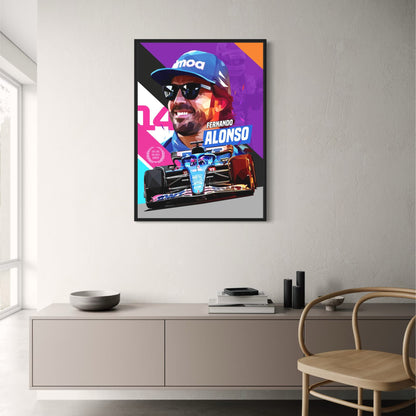 Fernando Alonso | F1 Helm Kunst