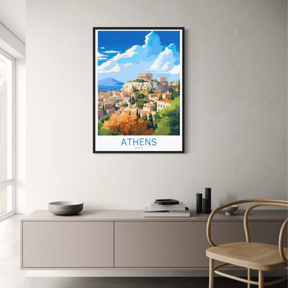 Stadtbild von Athen | Landschaftskunst