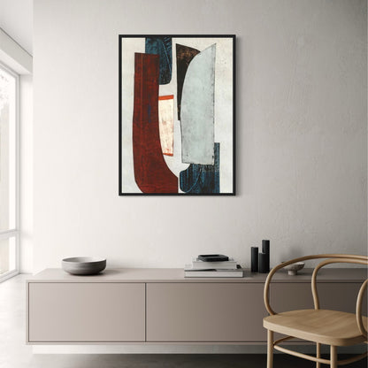 Textured Tones | Artistic Wall Decor | Modern Abstract Design | Poster | Home & Garden Artwork | Vibrant Colors