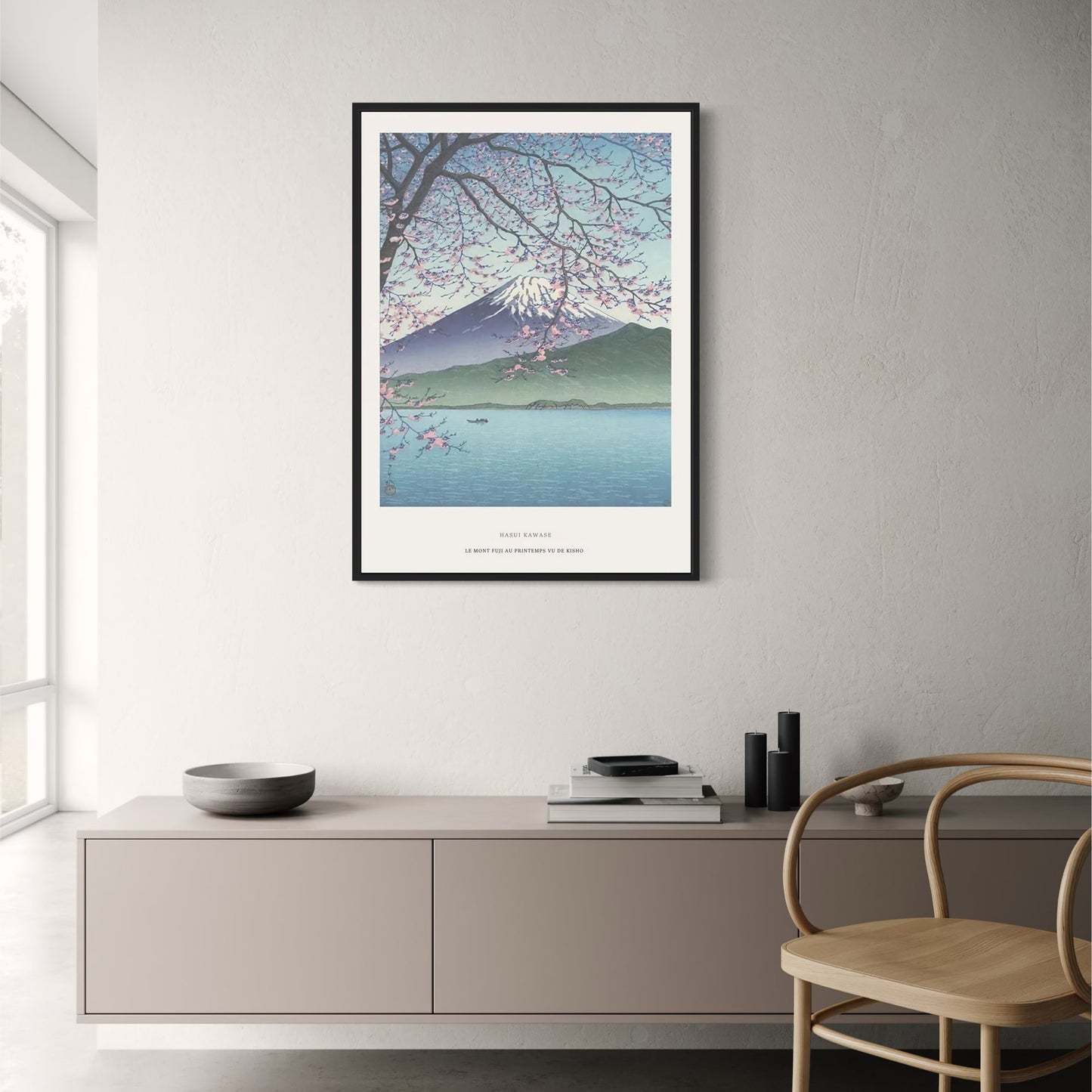 Mount Fuji | Lentezicht | Japanse Ukiyo-e Kunst
