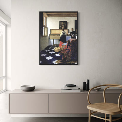 Johannes Vermeer | De Muziekles | Klassieke Nederlandse Kunst