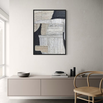 Stone and Soil Art Print Poster | Natural Colors | Home Decor | Visual Artwork | Wall Hanging | Unique Design