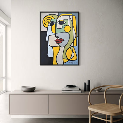 Abstrakter Vintage-Stil | Picasso-Ausstellung | Klassisches Anime