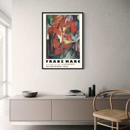 Franz Marc | De Vossen | Levendige Wilde Dieren Kunst