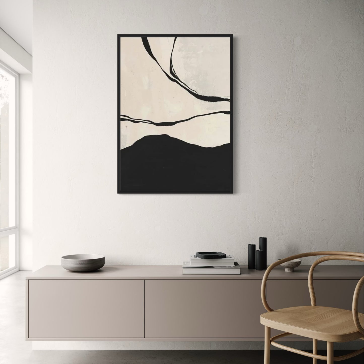Ätherische Horizonte | Minimalistische abstrakte Kunst
