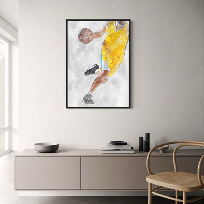 Dribble | Basketball | NBA | Poster | Celebrate the Spirit of Sport | Tribute to Passion and Perseverance