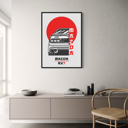 Mazda RX7 | Japanse Sportauto Kunst