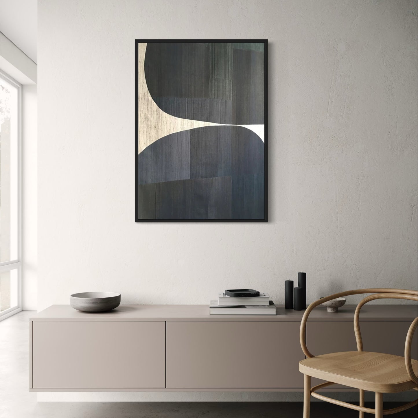 Organic Geometry Poster | Modern Art Print | Geometric Abstract | Wall Decor | Home & Garden Artwork | Colorful Design | Contemporary Style