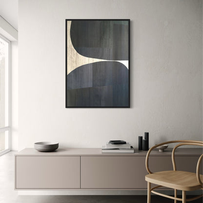 Organic Geometry Poster | Modern Art Print | Geometric Abstract | Wall Decor | Home & Garden Artwork | Colorful Design | Contemporary Style