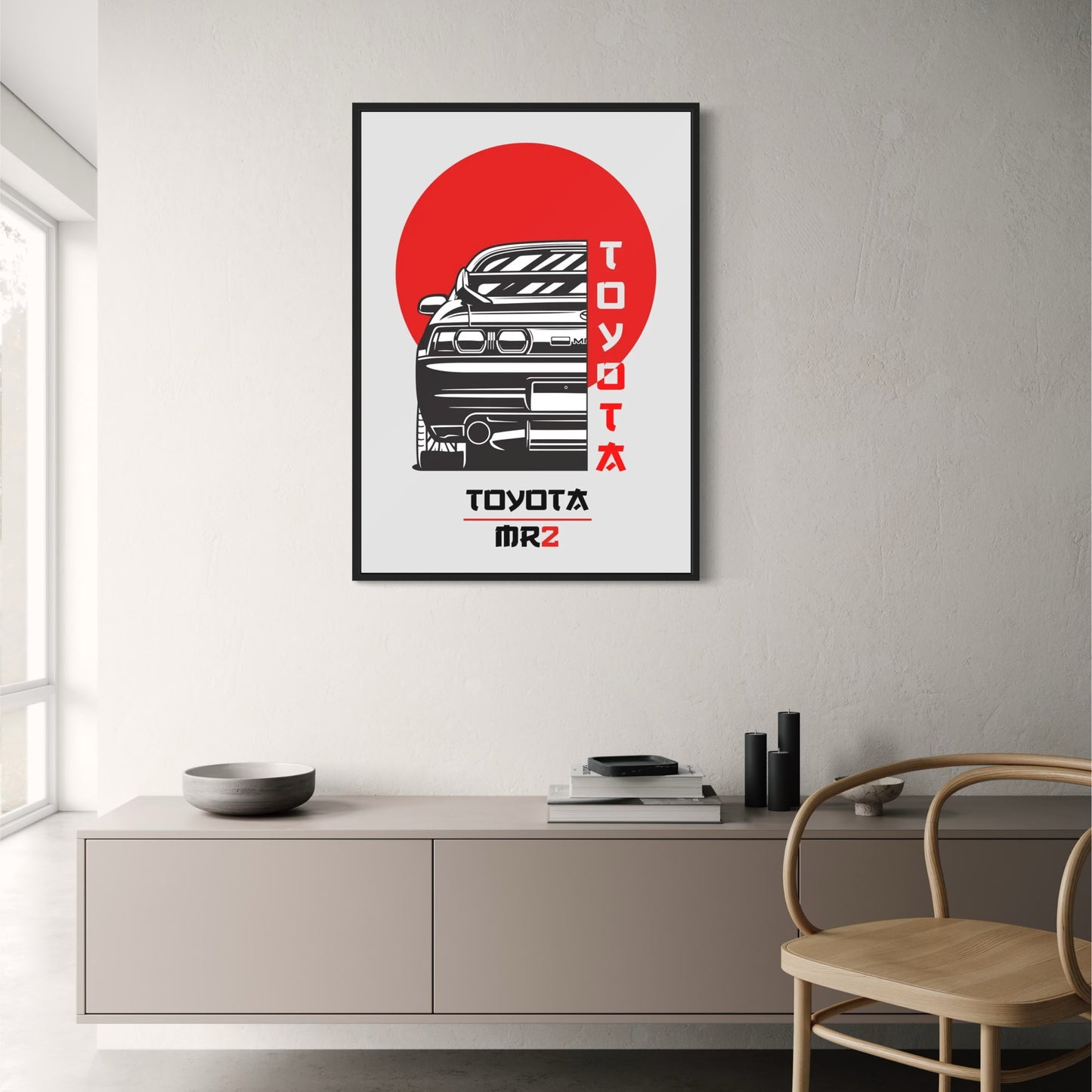 Toyota MR2 | Vintage Japanse Auto Kunst