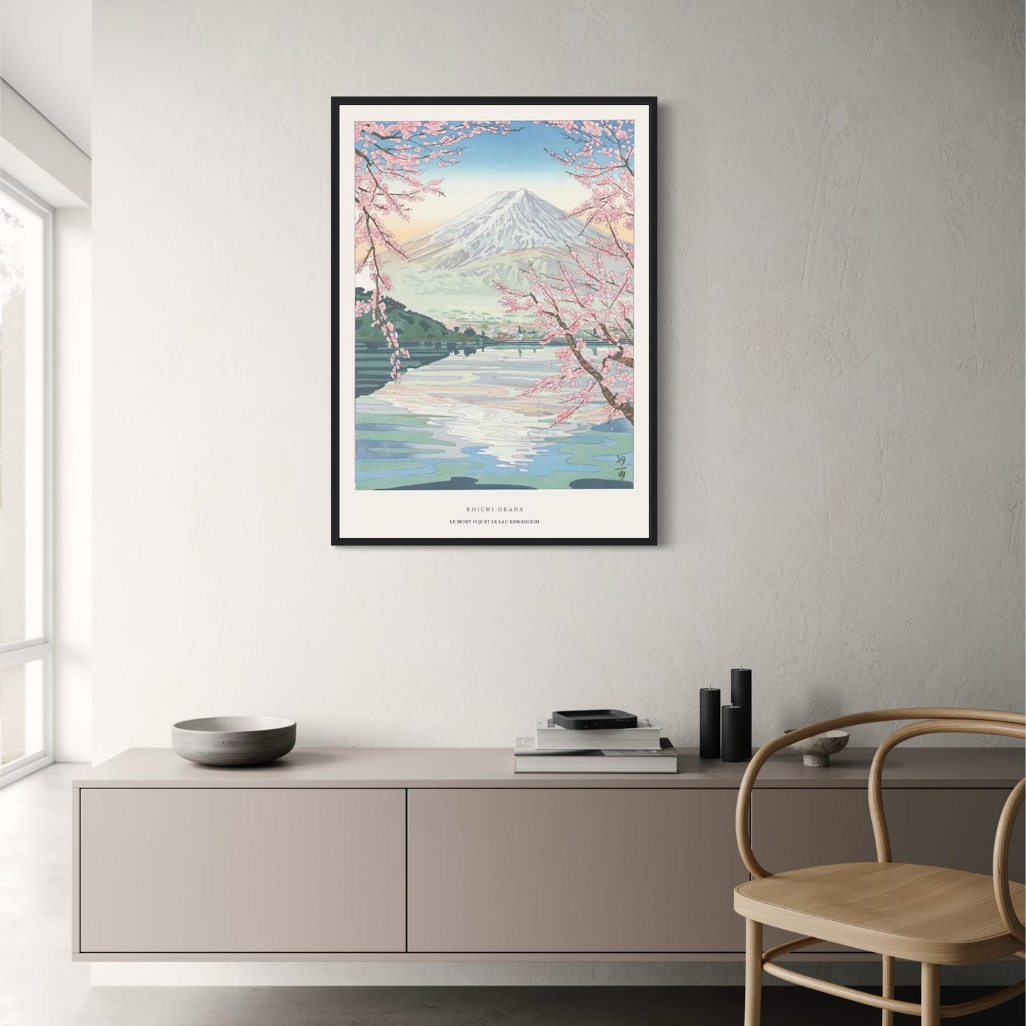 Le Mont Fuji & Lake Kawaguchi | Japanse Ukiyo-e Kunst