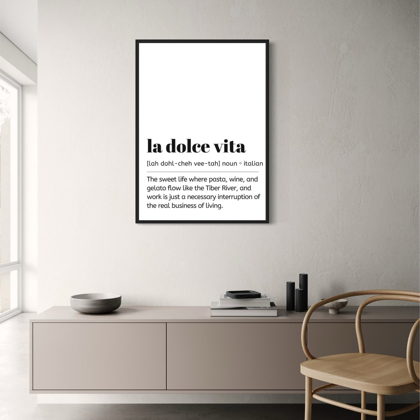 La Dolce Vita | Vintage italienische Kunst
