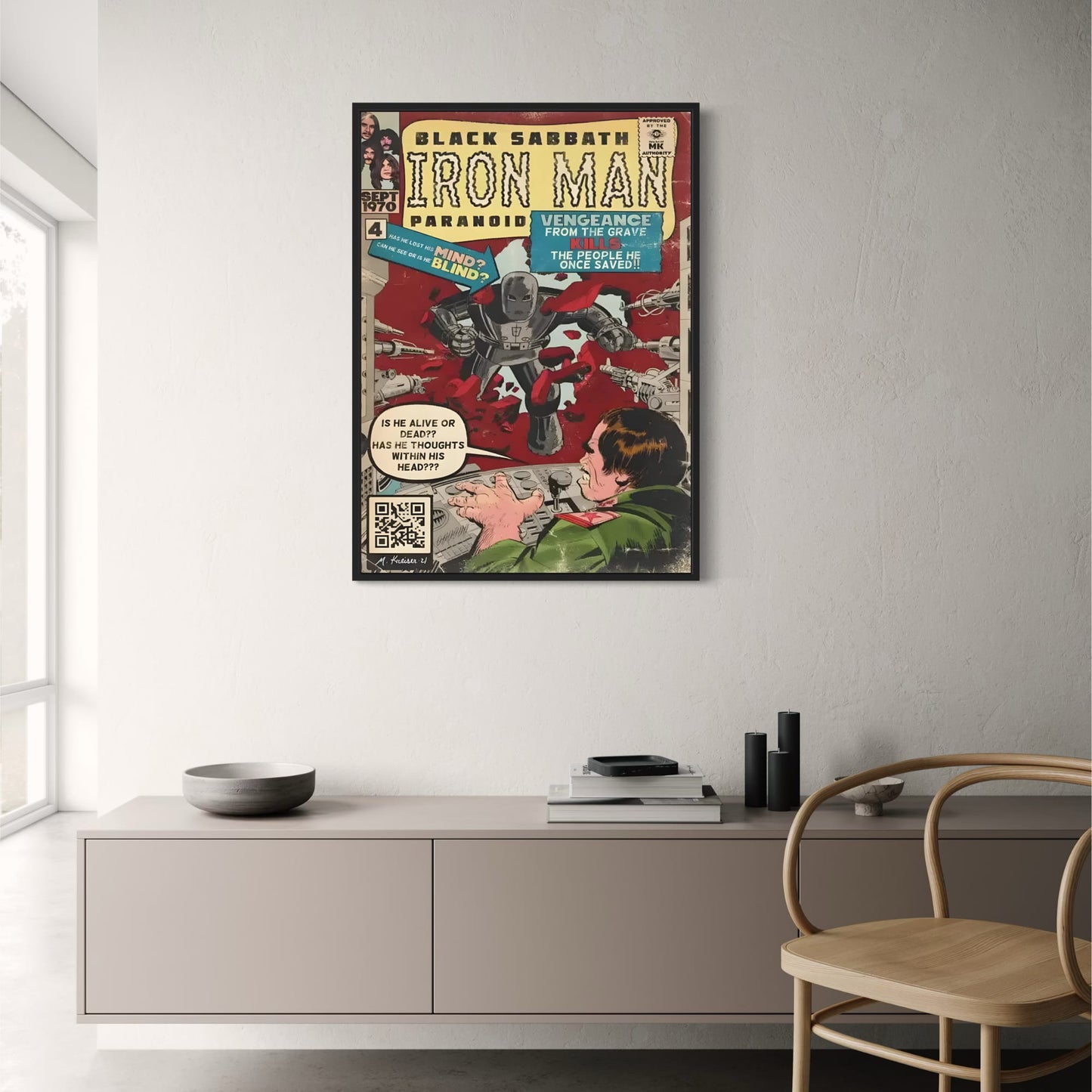 Black Sabbath | Iron Man Comic Poster