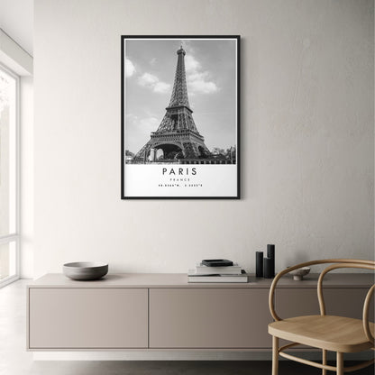 Eiffelturm-Poster | Ikonisches Wahrzeichen von Paris | Fängt den Pariser Charme ein | Wanddekoration in Frankreich
