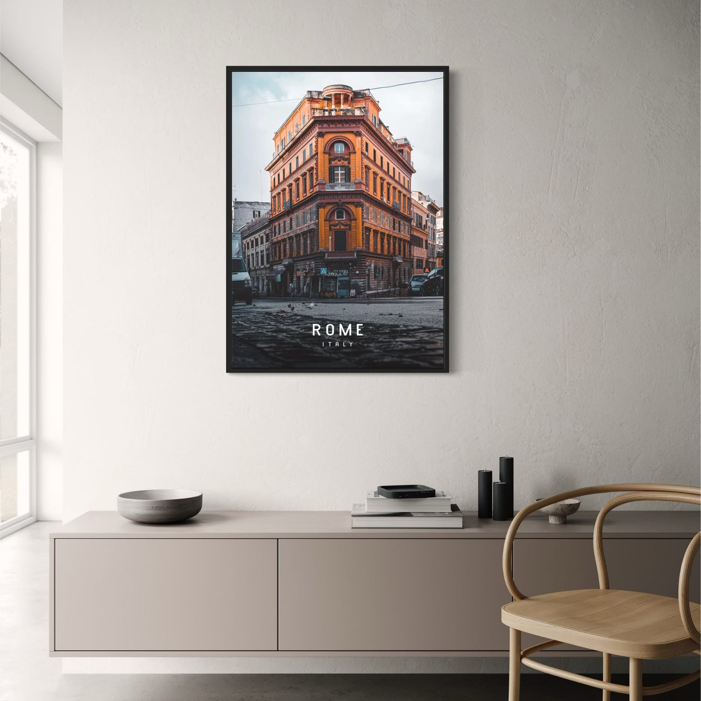 Urbanes Rom | Rom | Italien | Erleben Sie das pulsierende Stadtleben | Urbane Erkundung | Dynamische Rom-Poster