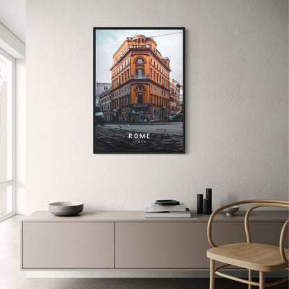 Urbanes Rom | Rom | Italien | Erleben Sie das pulsierende Stadtleben | Urbane Erkundung | Dynamische Rom-Poster
