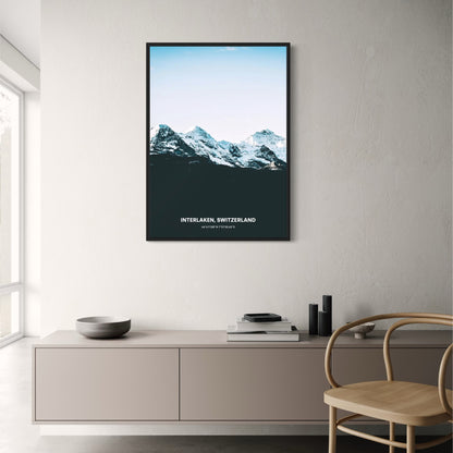 Interlaken Winter Landscape | Rugged Mountain Ranges