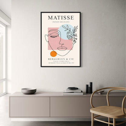 Henry Matisse Poster | Papiers Decoupes Art | Berggruen & Co. | Cut-Outs Collection | Shapes of Serenity