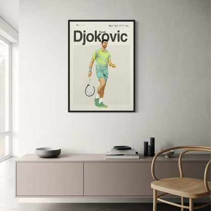 Tennislegendes | Novak Djokovic | Moderne Esthetiek