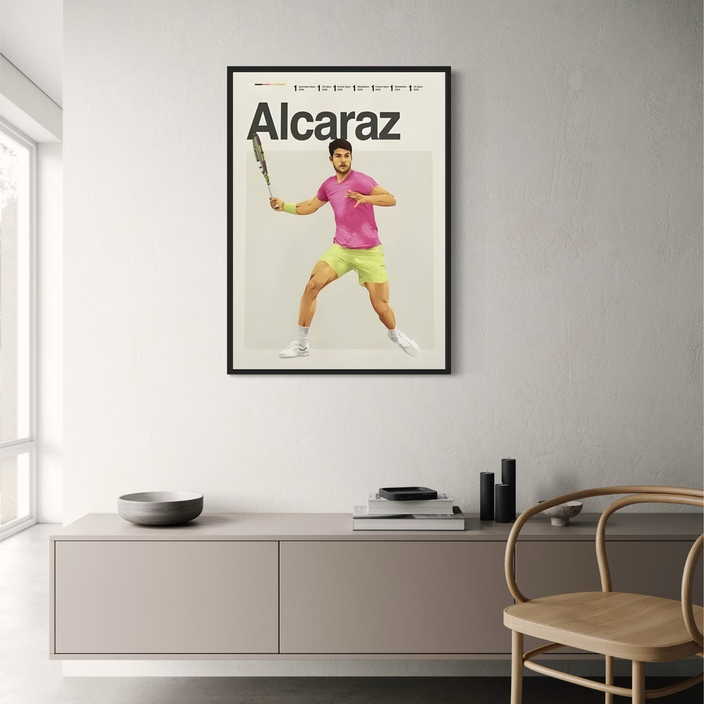 Carlos Alcaraz | Moderne Tennis Kunst