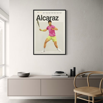 Carlos Alcaraz | Moderne Tennis Kunst
