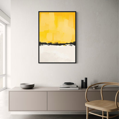 Abstrakter bunter Welleneffekt | Lebendiges Wandkunstposter für die Inneneinrichtung | Modernes Kunstwerk