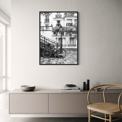 Vintage Parijs Straatscene | Stedelijke Landschap Illustratie
