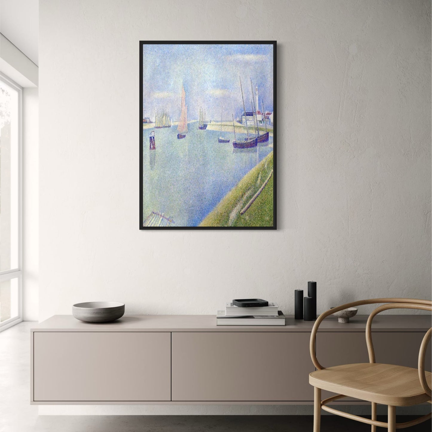 George Seurat | Der Kanal von Gravelines | Impressionistische Kunst