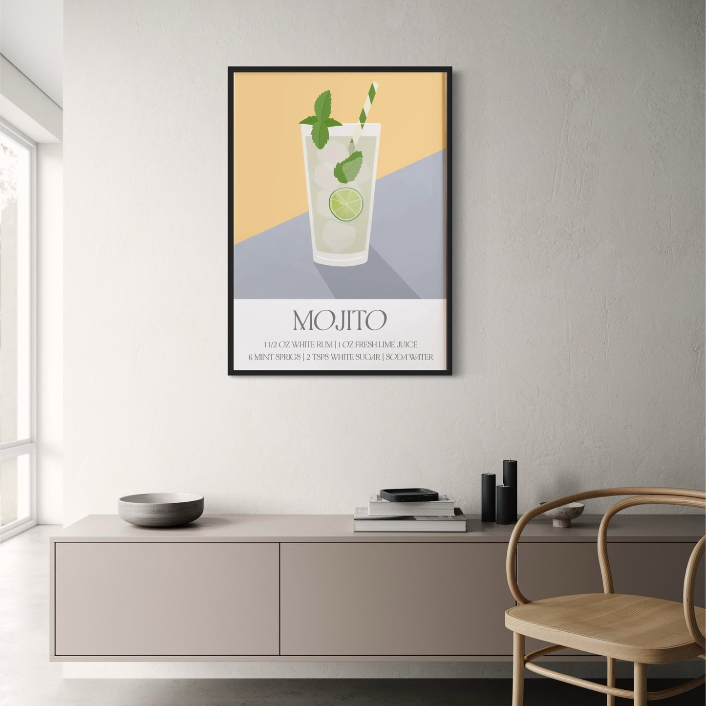 Mojito Cocktail Recept Kunst