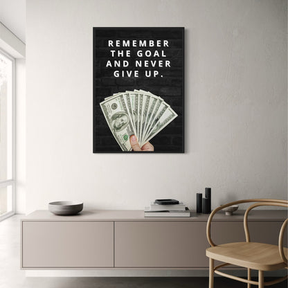 Doel Motivatie | Succesgerichte Huisdecoratie Poster