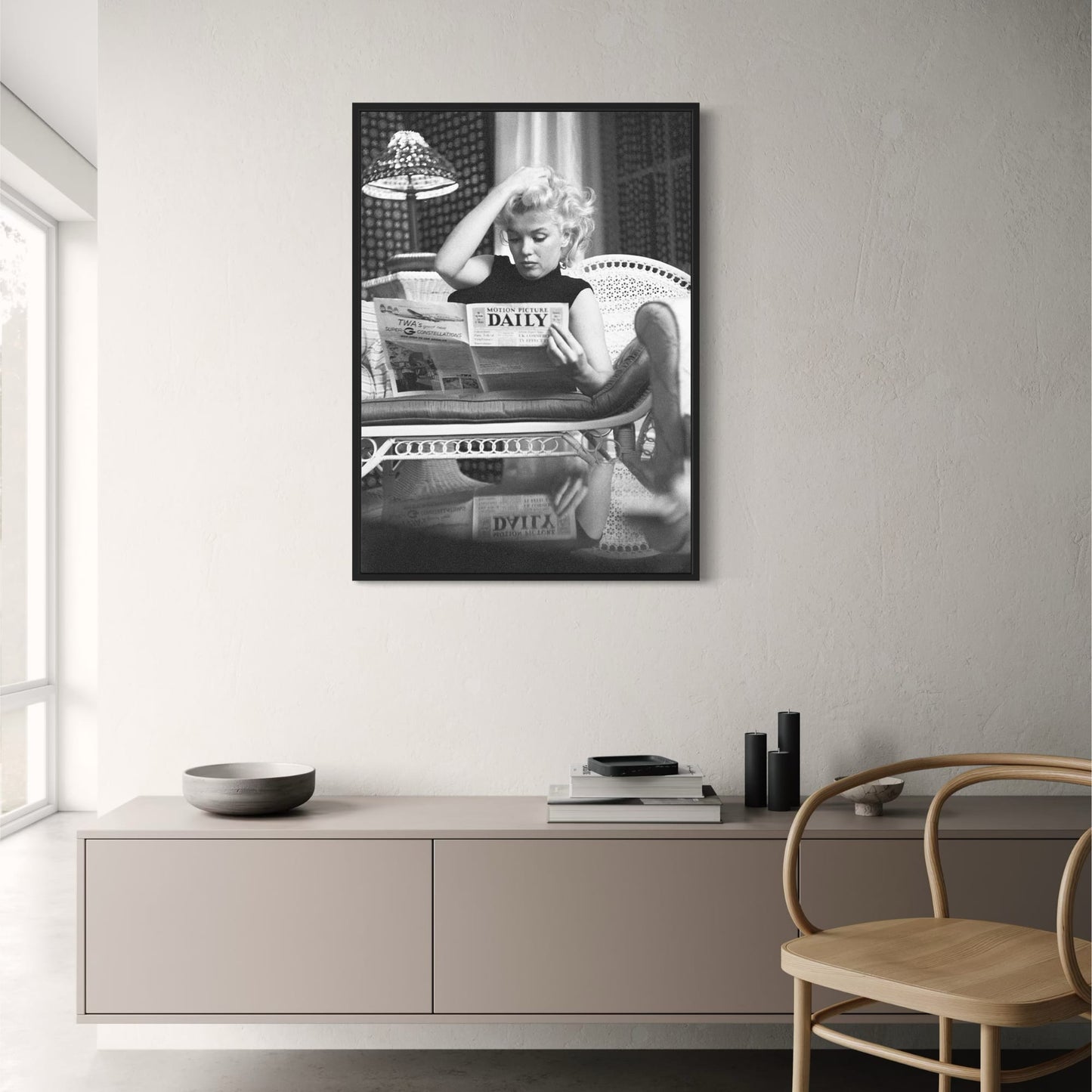 Marilyn Monroe | Iconische Leescène | Vintage Foto