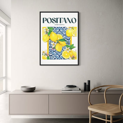 La Dolce Vita | Positano-Zitronen | Mediterrane Kunst