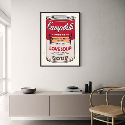 Warhol Campbell's Soup Can | Pop Art | Vintage Style