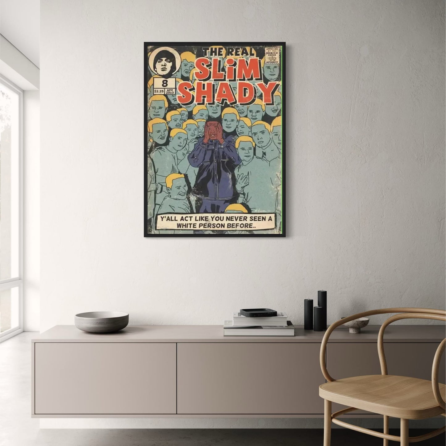 The Real Slim Shady Muziek Strip Poster