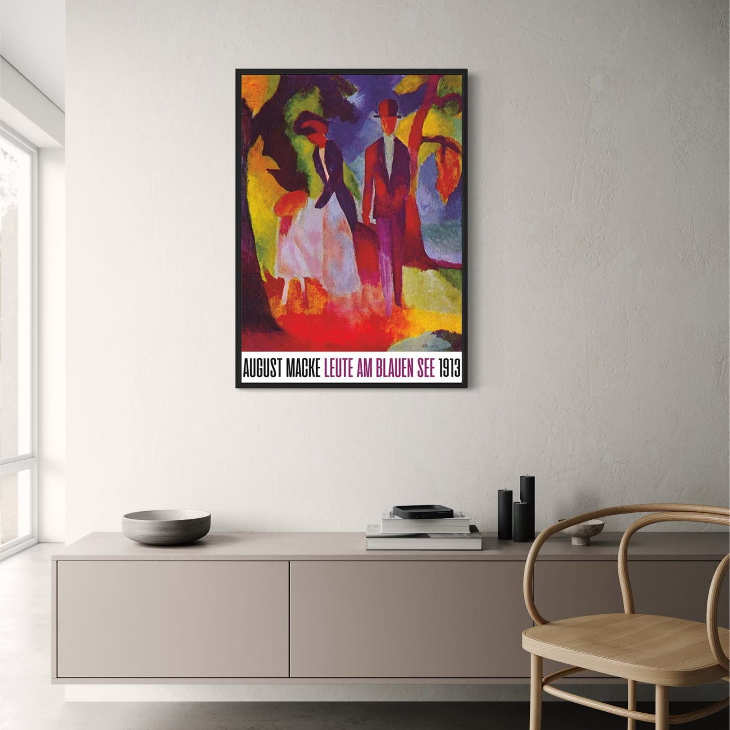 August Macke | Leute am blauen See 1913 | Jugendstil