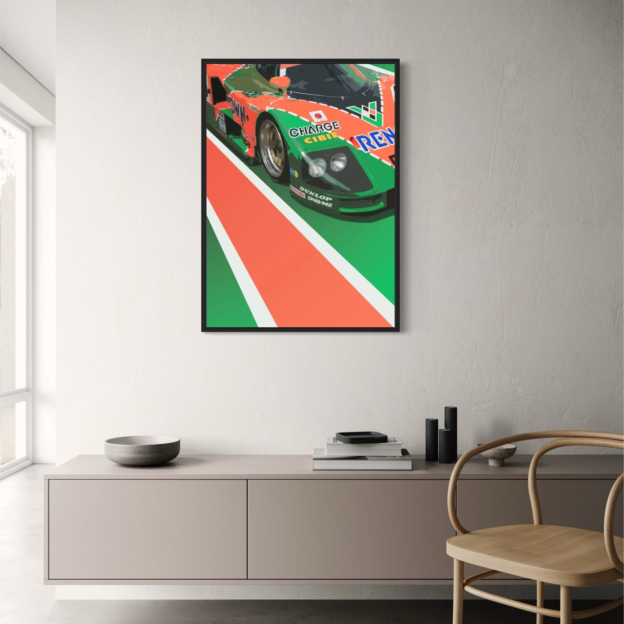 Mazda 787B | Le Mans Winner | Renown Livery Vintage Racing – Wall