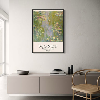 Monet's Waterlelies 1919 | Impressionistische Kunst