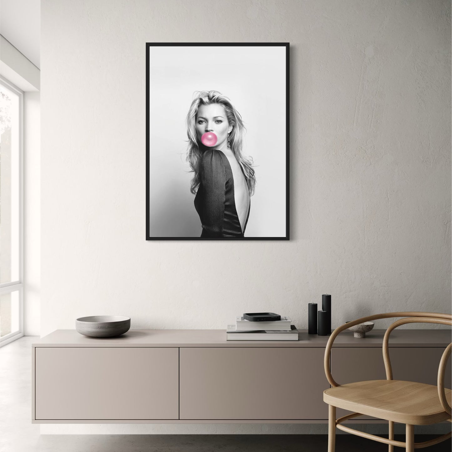 Kate Moss | Kauwgom Mode Portret