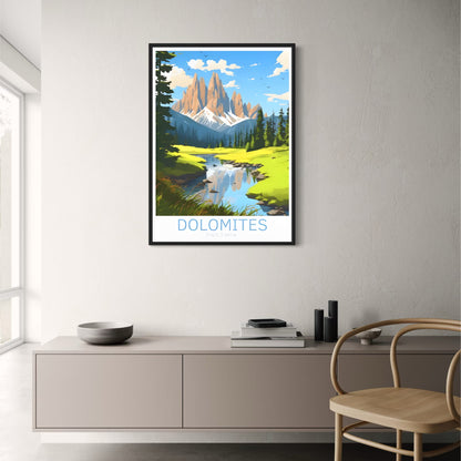De Dolomieten | Schilderachtige Landschap Kunst
