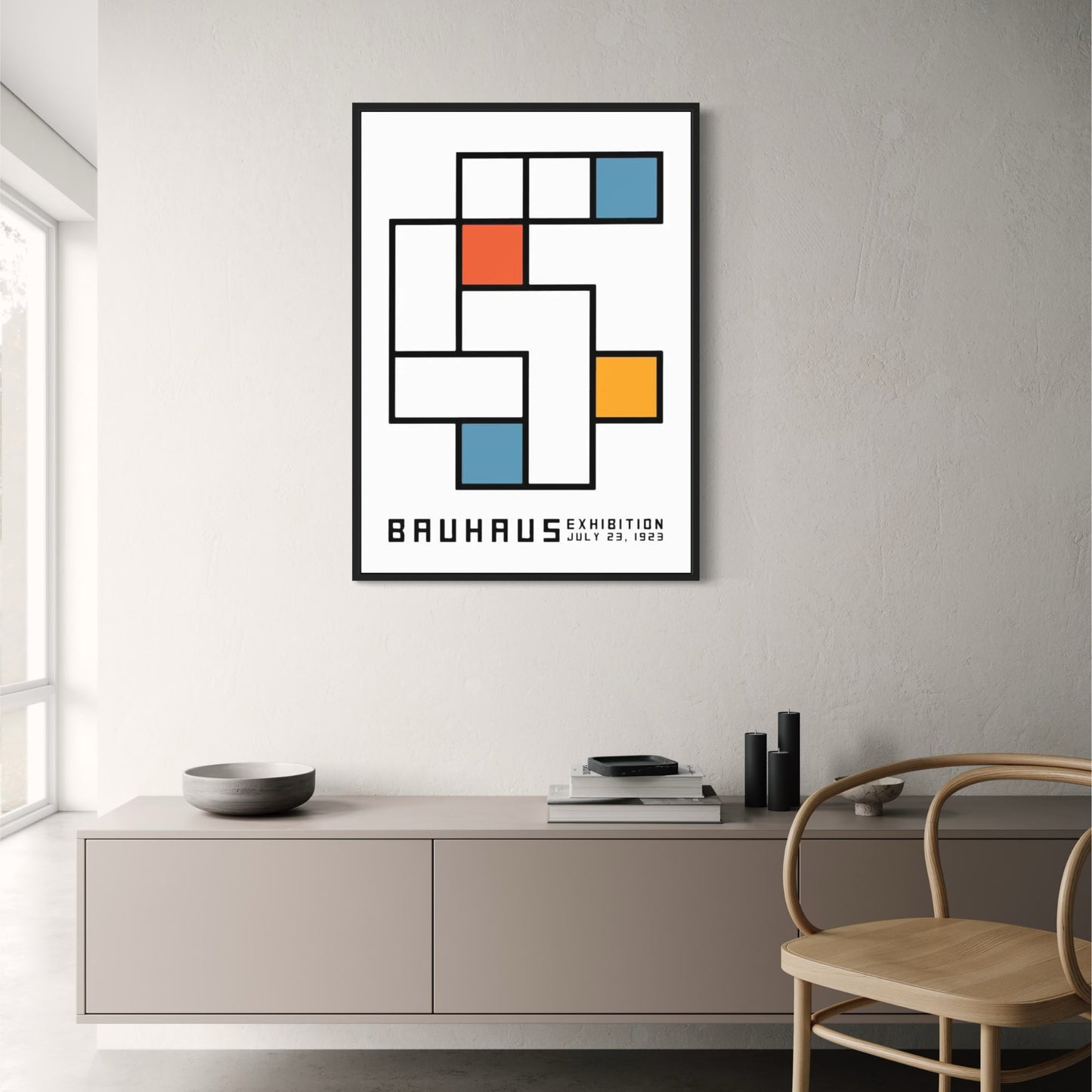 Piet Mondrian | Bauhaus 1923 | Abstract Geometric Deco