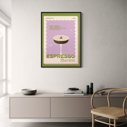 Vintage Espresso Martini Art