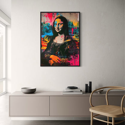 Mona Lisa Graffiti | Moderne Punk Renaissance